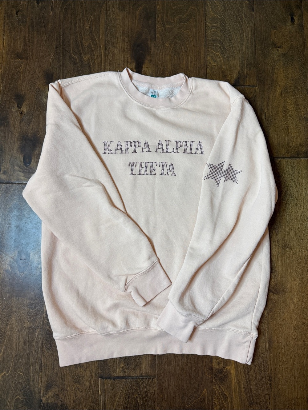 Pink Kappa Alpha Theta Crewneck Sweatshirt